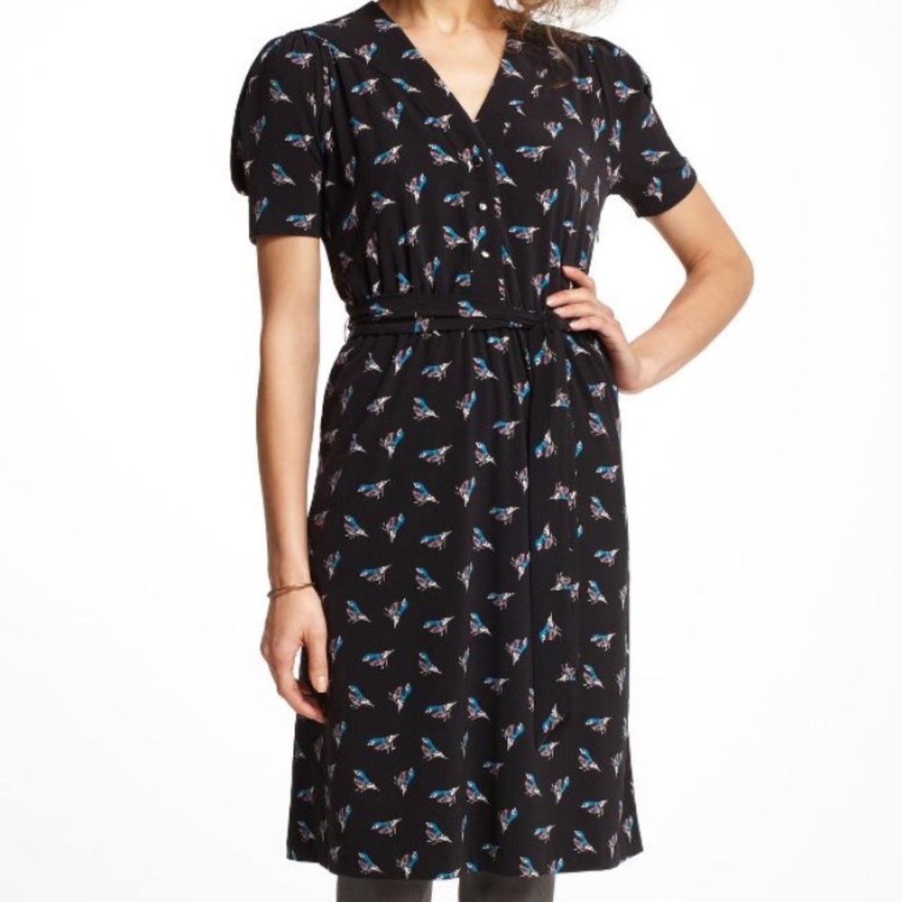 Anthropologie Karen Walker Bird Motif Dress